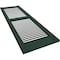Ekena Millwork Lifetime Vinyl, TailorMade Cathedral Top Center Mullion, Open Louver, Shutter Loks, LL1C12X04100MG, PR LL1C12X04100MG - alternate 6